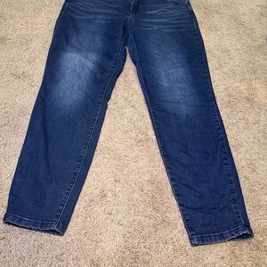 Maurices Dark Blue Ankle & Cropped Jeans